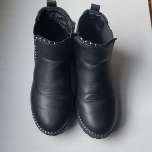 BEBE girls booties size 1 black